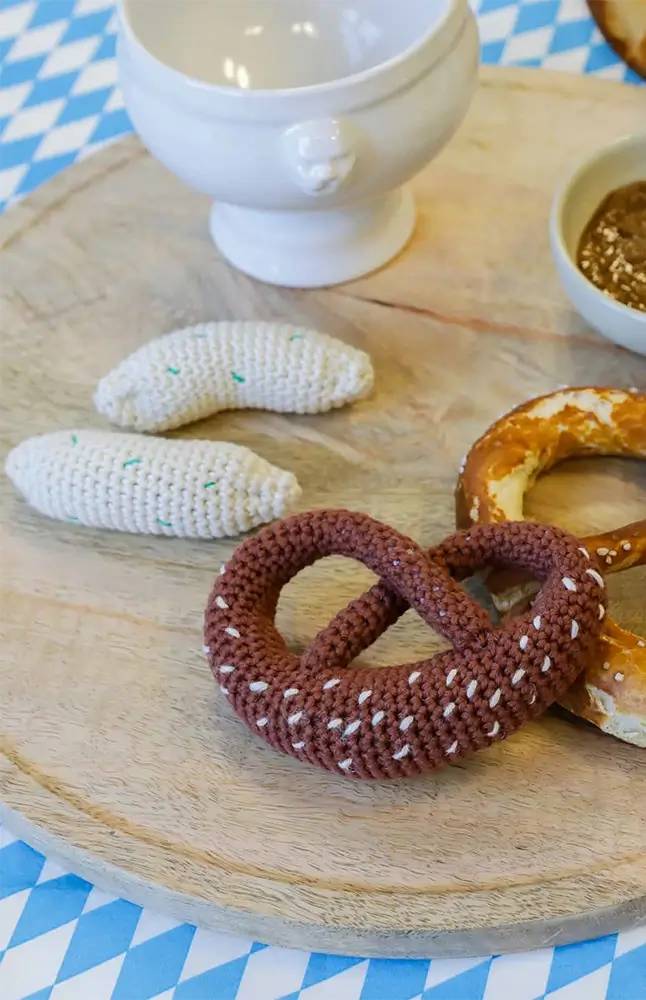 Breze und Weißwurst (Häkelset)