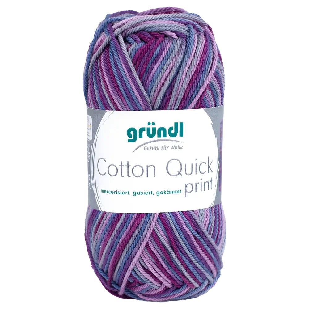 Cotton Quick Print - Gründl Cotton Quick Print | 171 Aubergine multicolor