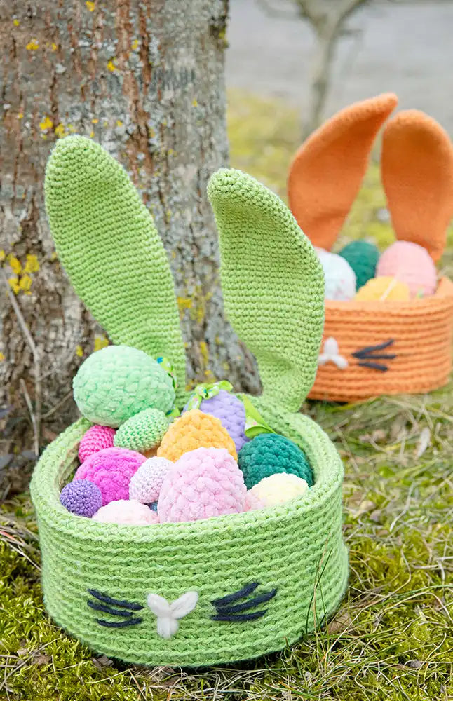 Korb Osterhase (Häkelset)