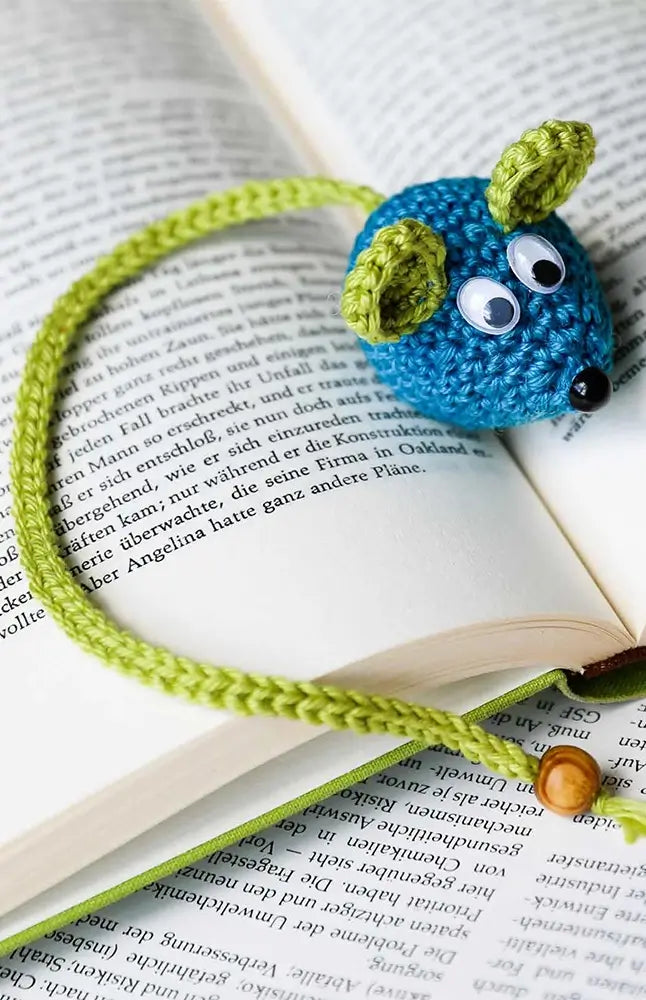 Lesezeichen Maus (Häkelset)