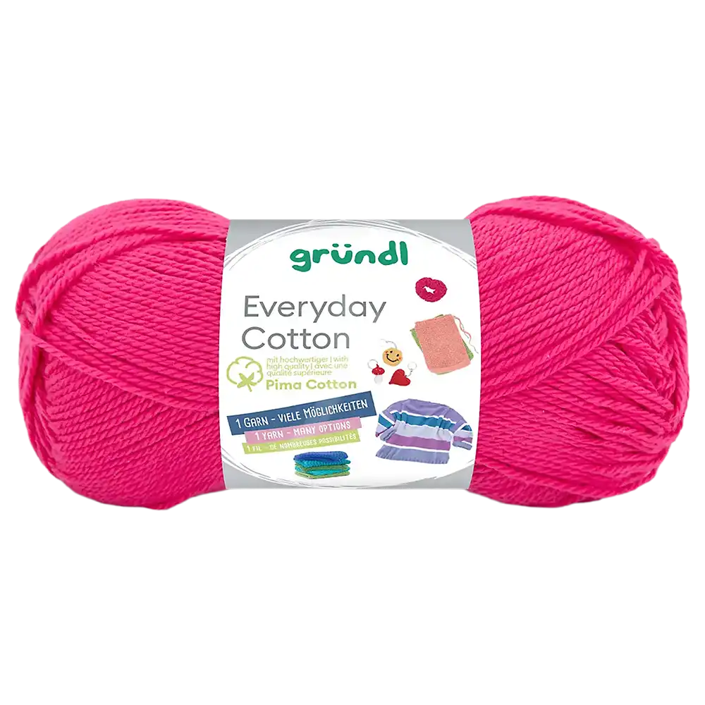 #Farbe_Gründl Everyday Cotton | 04 Himbeer
