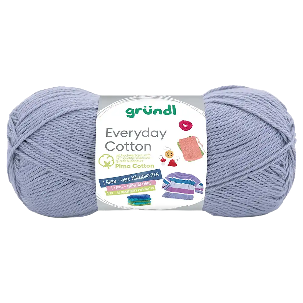 #Farbe_Gründl Everyday Cotton | 14 Taubengrau