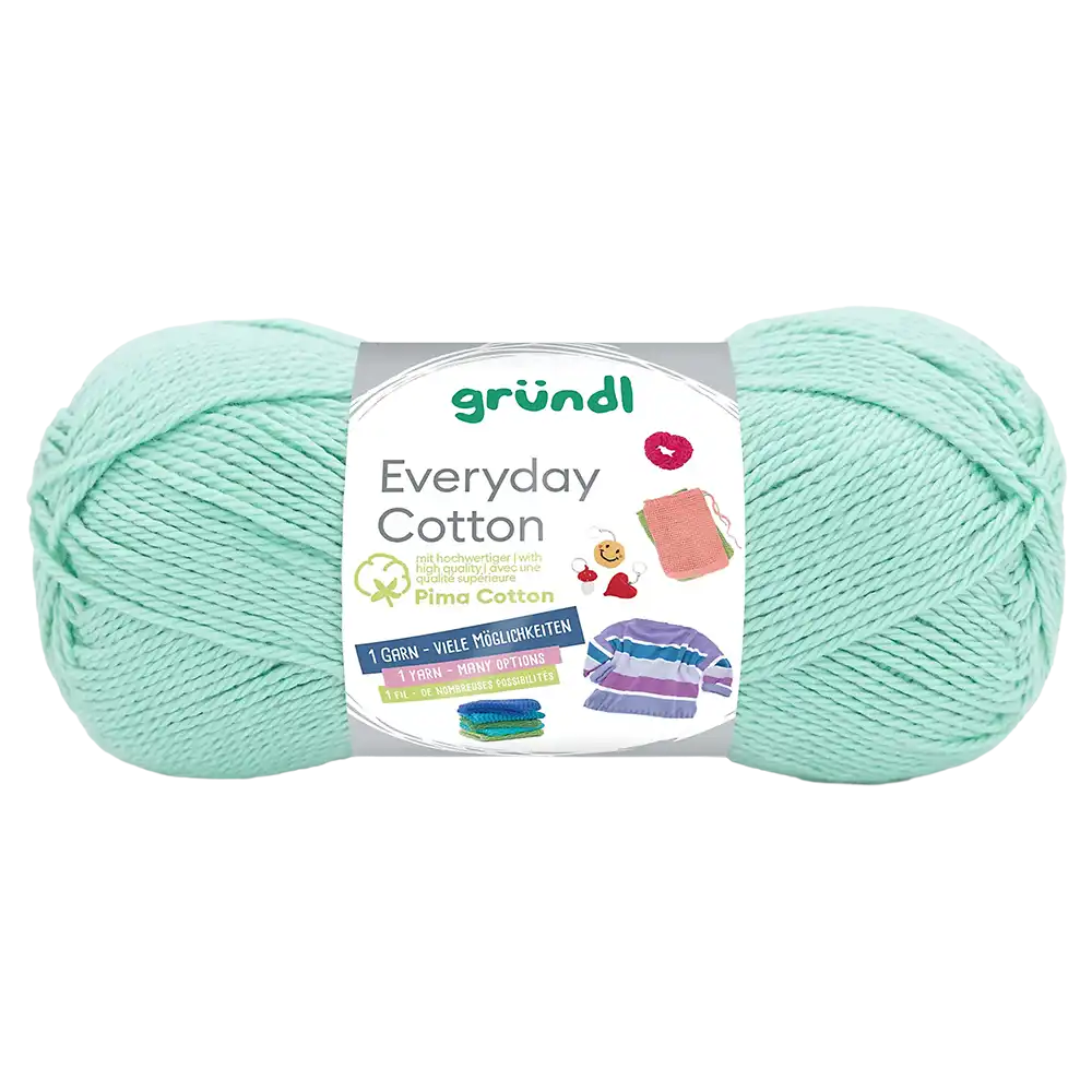 #Farbe_Gründl Everyday Cotton | 22 Mint
