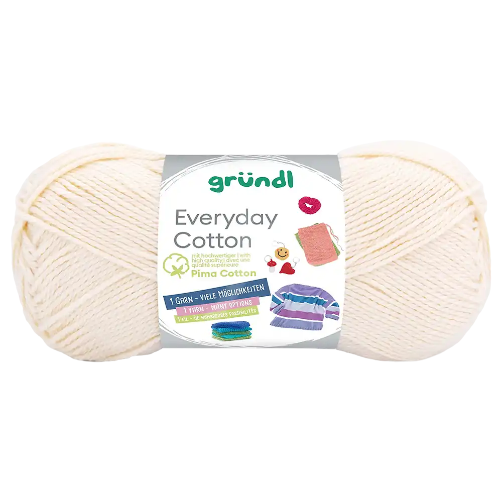 #Farbe_Gründl Everyday Cotton | 26 Ecru