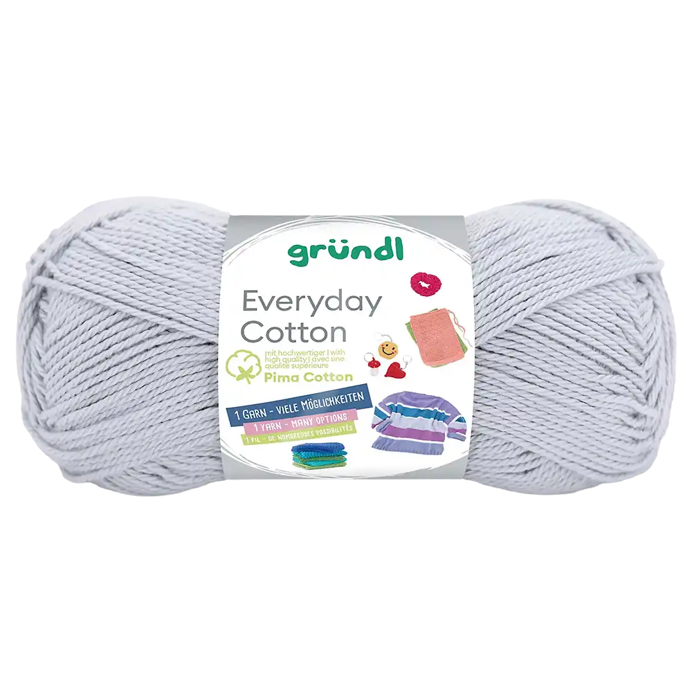 #Farbe_Gründl Everyday Cotton | 30 Hellgrau