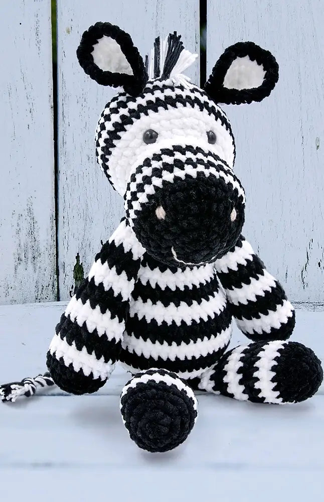 Zebra Zottel (Häkelset)