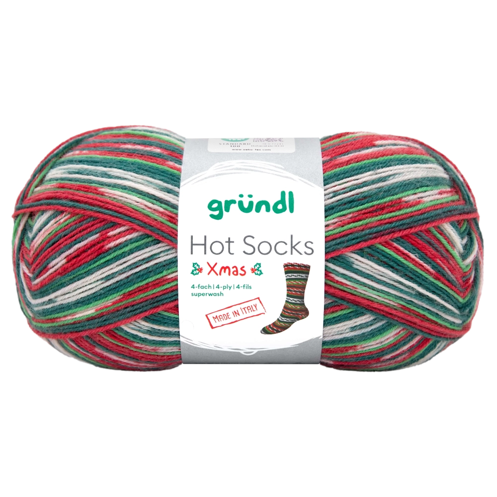 Hot Socks Xmas 4-fach