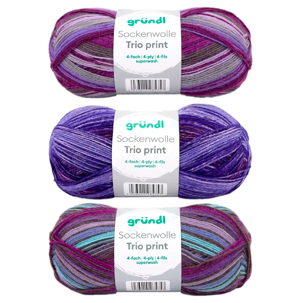 #Farbe_Gründl Trio Sockenwolle | 6229-02