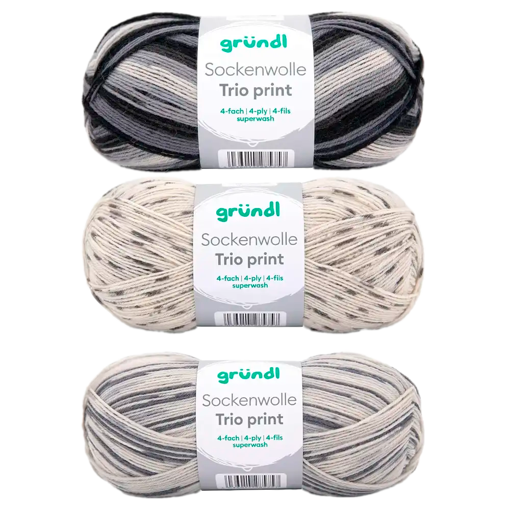 #Farbe_Gründl Trio Sockenwolle | 6229-03