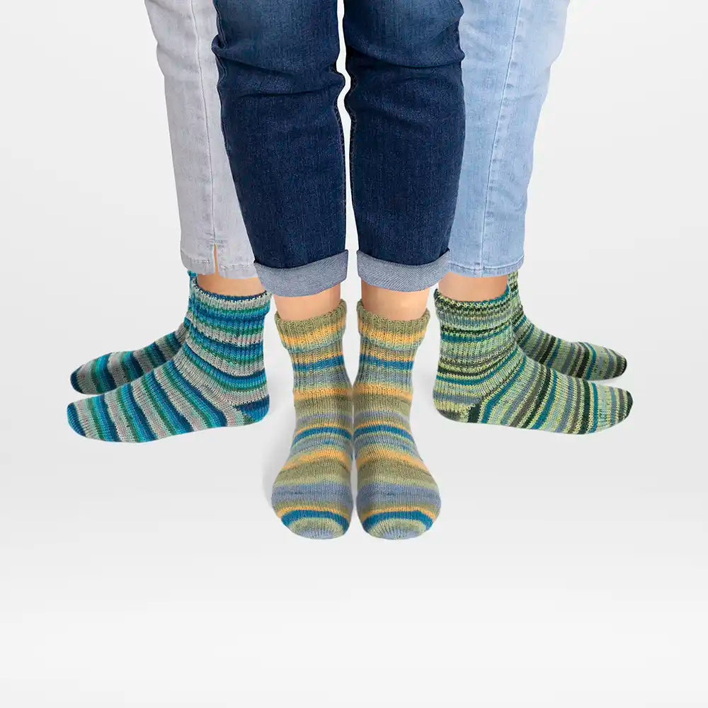 #Farbe_Gründl Trio Sockenwolle | 6229-07