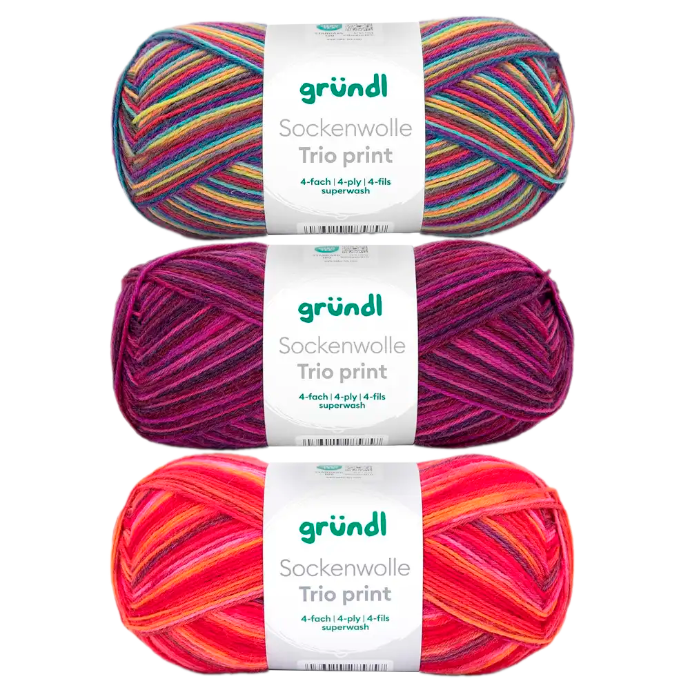 #Farbe_Gründl Trio Sockenwolle | 6229-08