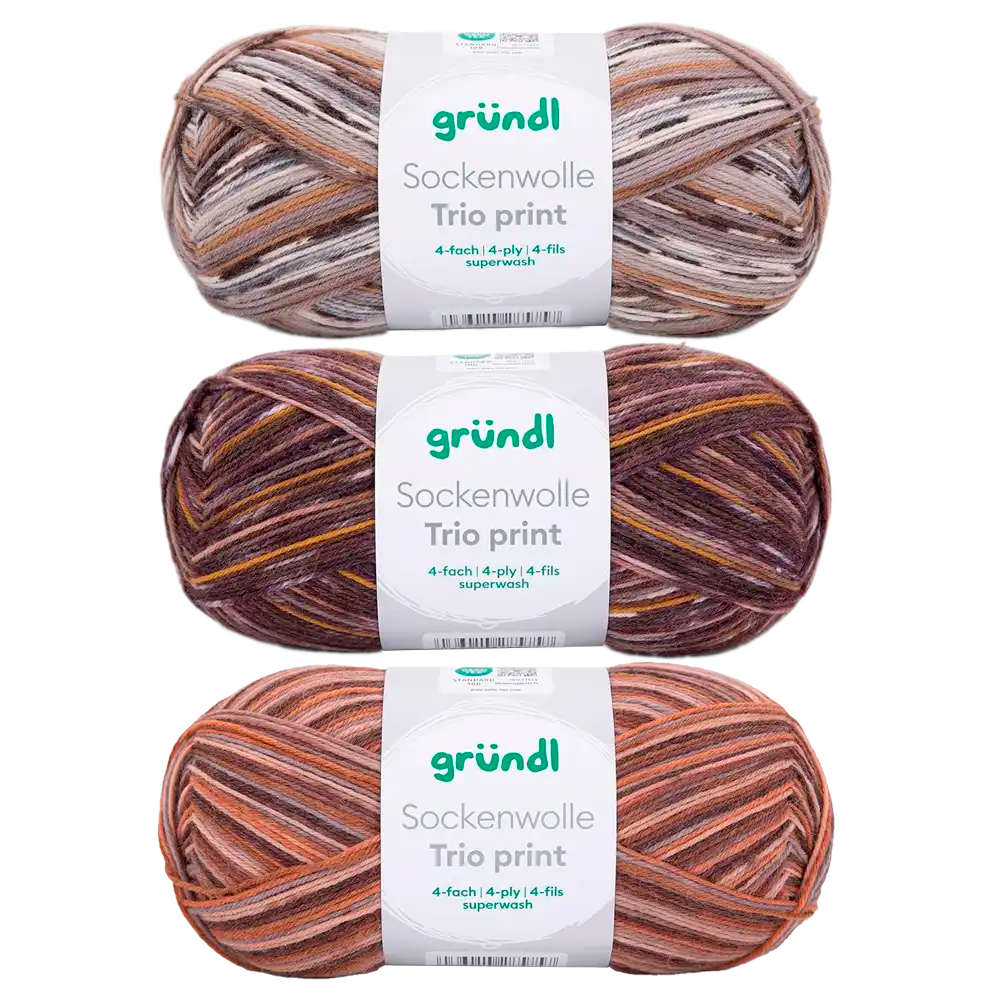 #Farbe_Gründl Trio Sockenwolle | 6229-11