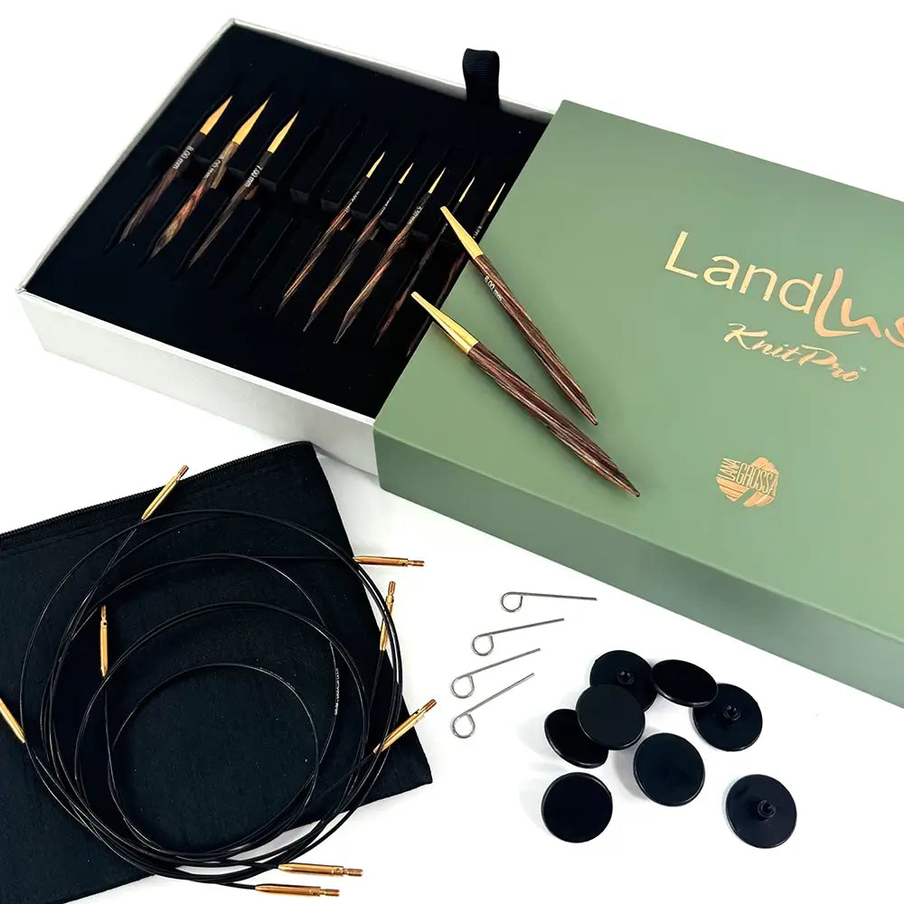 Landlust Vario Stricknadel-Set mit austauschbaren Nadelspitzen von Lana Grossa