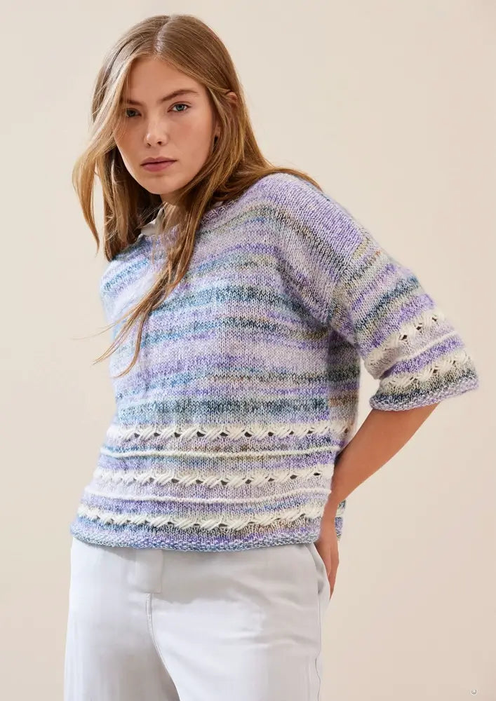 Pullover Ecopuno & Cottonhair & Summer Softness L18M20 (Strickset)