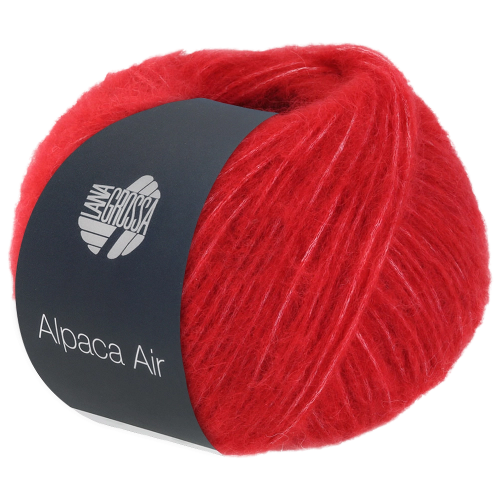 #Farbe_Lana Grossa Alpaca Air | 09 Rot