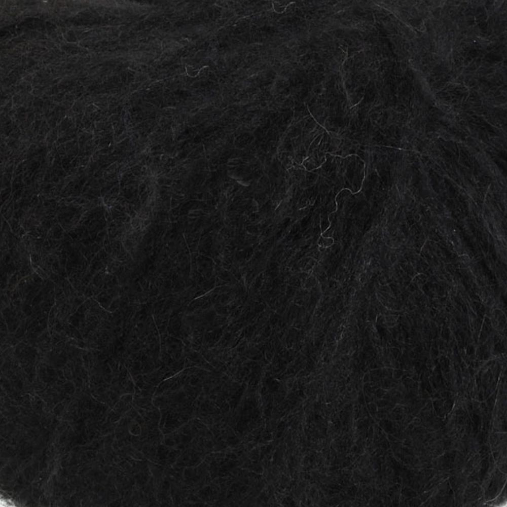 #Farbe_Lana Grossa Alpaca Air | 12 Schwarz