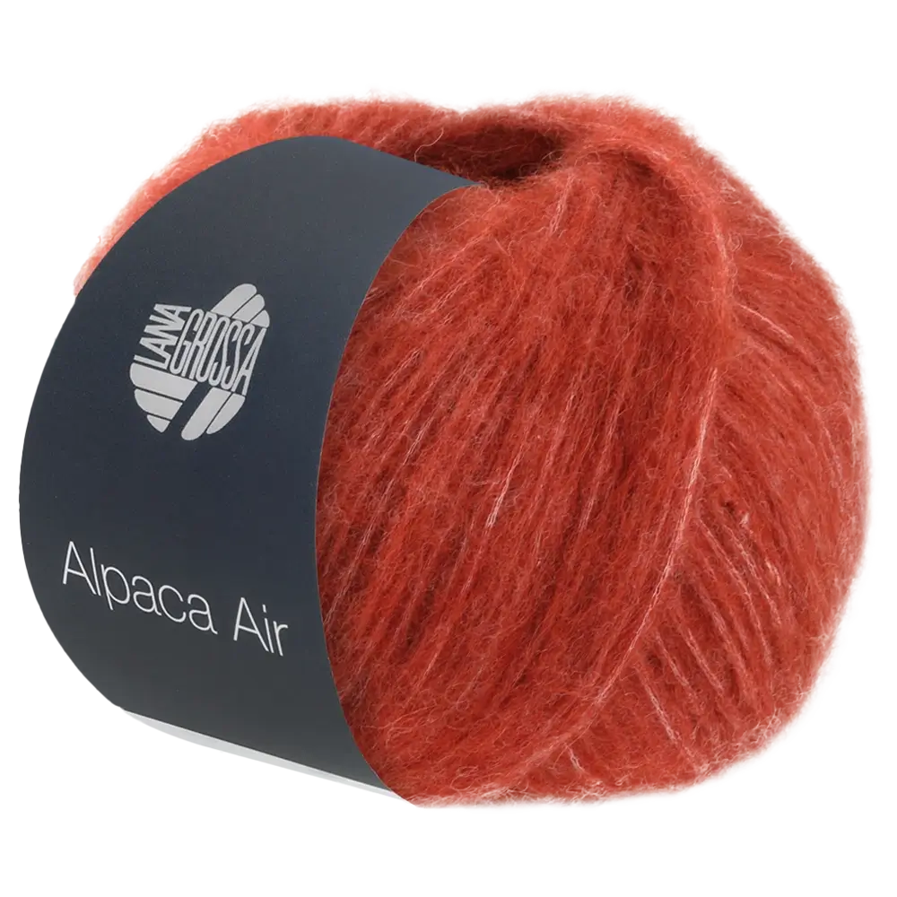 #Farbe_Lana Grossa Alpaca Air | 19 Rostrot