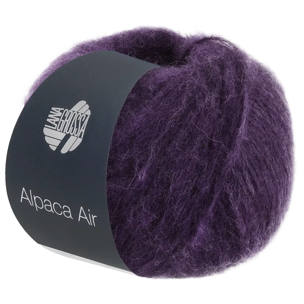 #Farbe_Lana Grossa Alpaca Air | 21 Dunkelviolett
