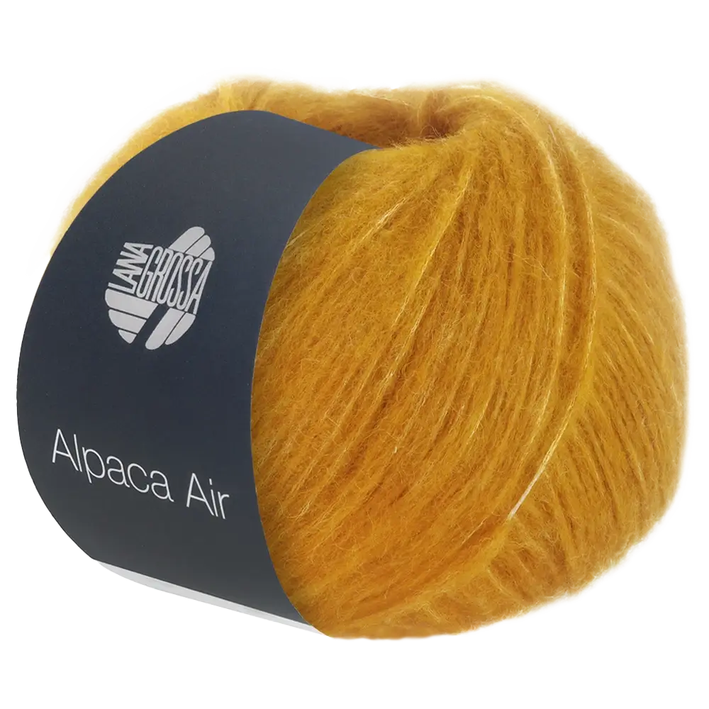 #Farbe_Lana Grossa Alpaca Air | 22 Safrangelb