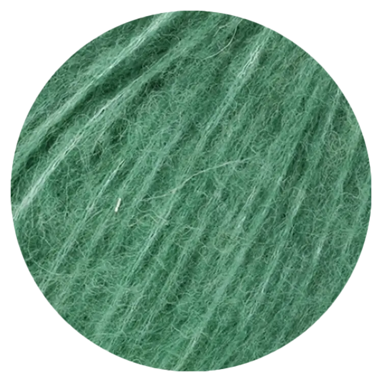 #Farbe_Lana Grossa Alpaca Air | 23 Helles Seegrün