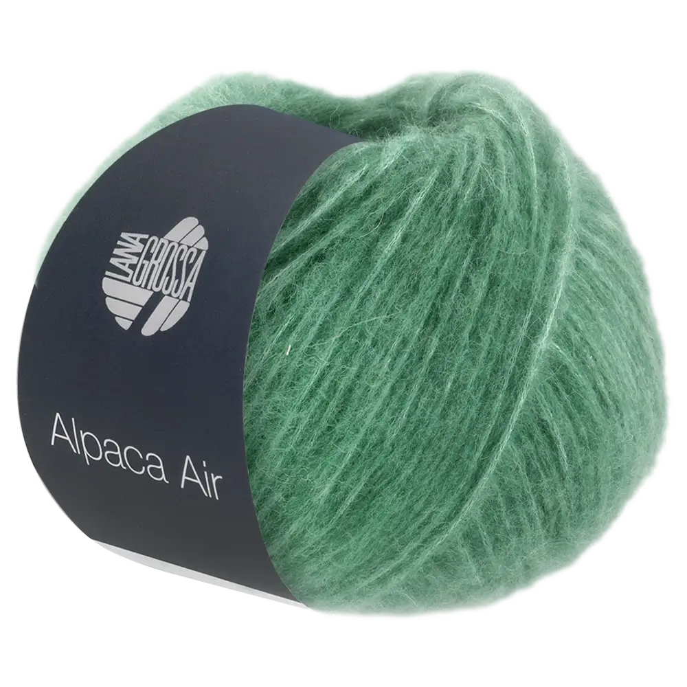 #Farbe_Lana Grossa Alpaca Air | 23 Helles Seegrün