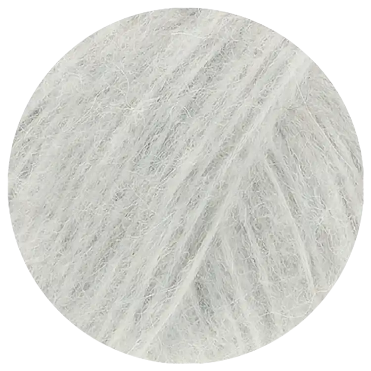 #Farbe_Lana Grossa Alpaca Air II | 35 Silbergrau