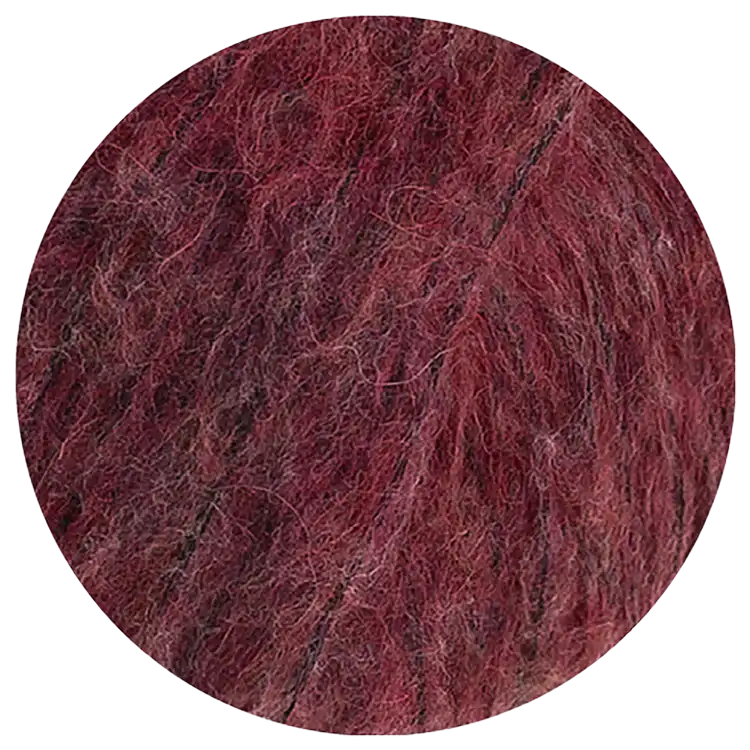 #Farbe_Lana Grossa Alpaca Air II | 37 Burgund