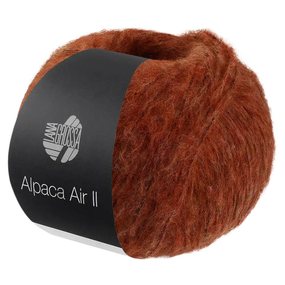 #Farbe_Lana Grossa Alpaca Air II | 38 Zimtbraun