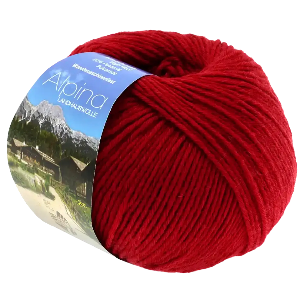 #Farbe_Lana Grossa Alpina | 15 Rot