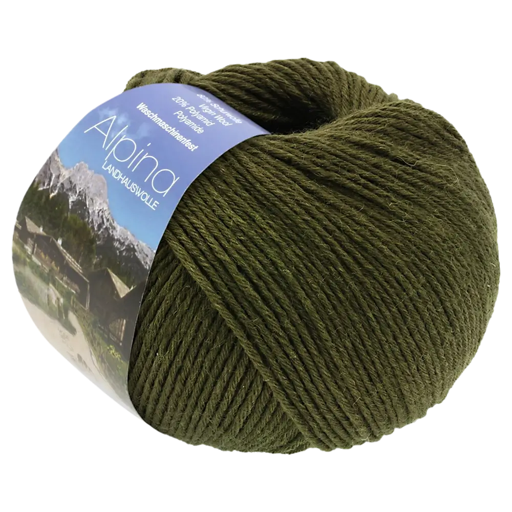 #Farbe_Lana Grossa Alpina | 64 Dunkeloliv