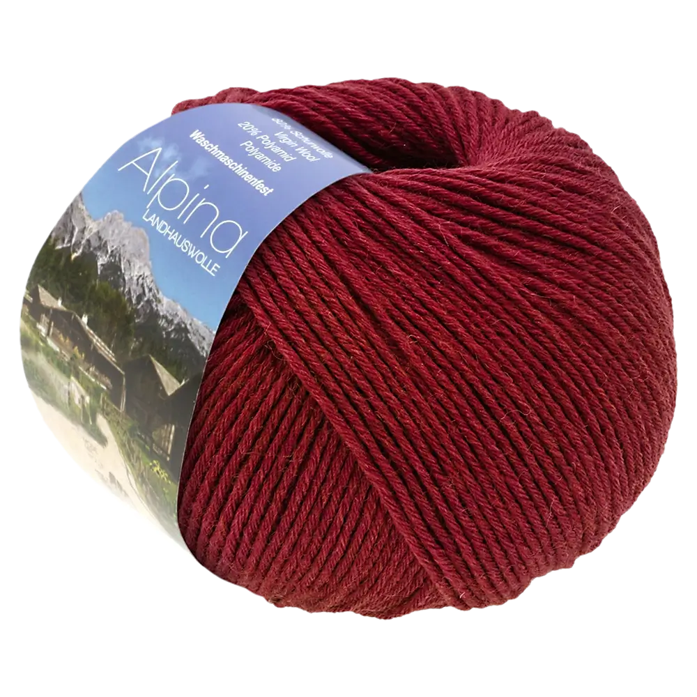 #Farbe_Lana Grossa Alpina | 77 Weinrot