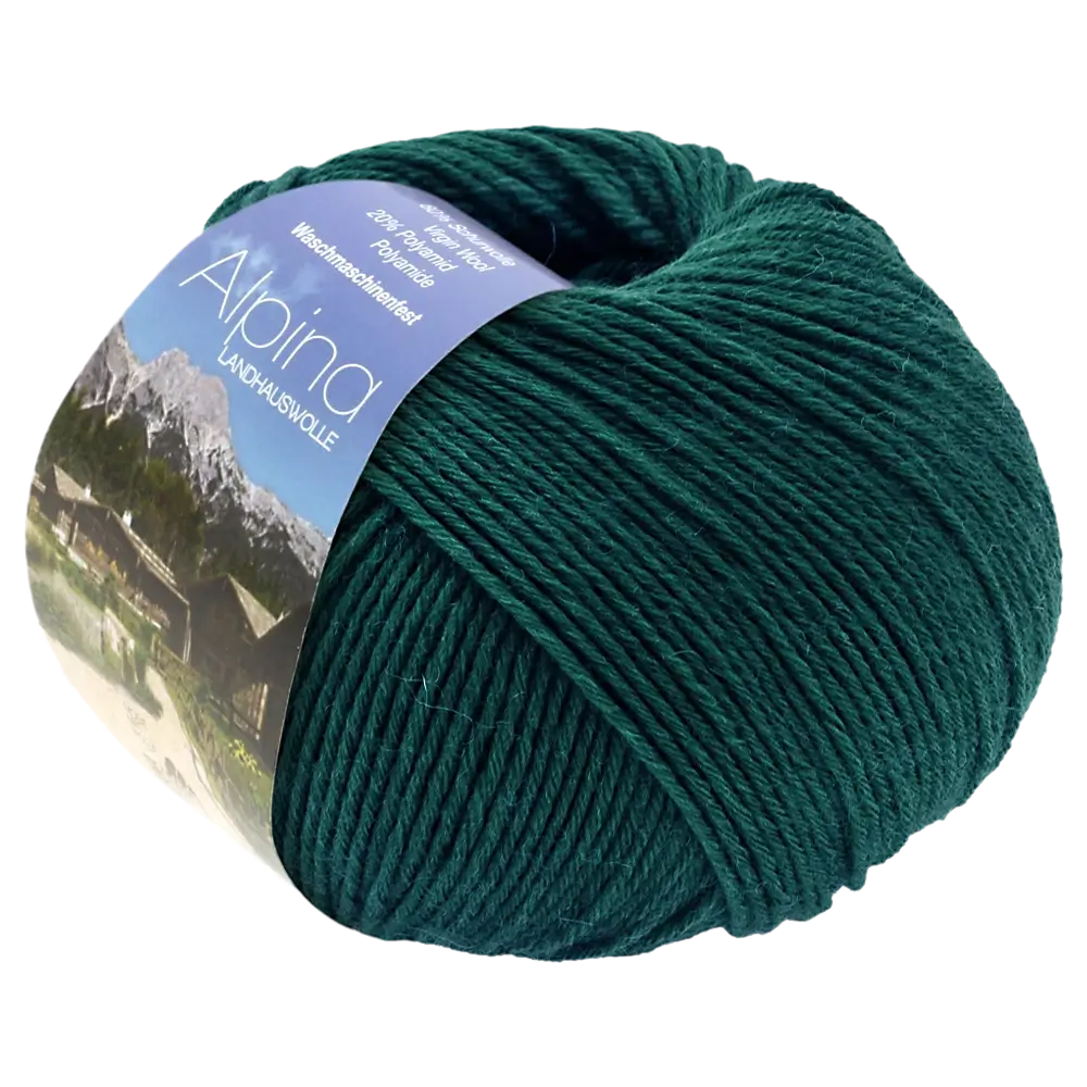 #Farbe_Lana Grossa Alpina | 80 Tiefseegrün