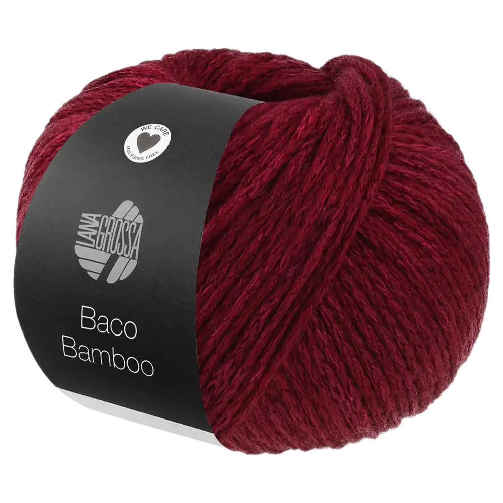 #Farbe_Lana Grossa Baco Bamboo | 12 Bordeaux
