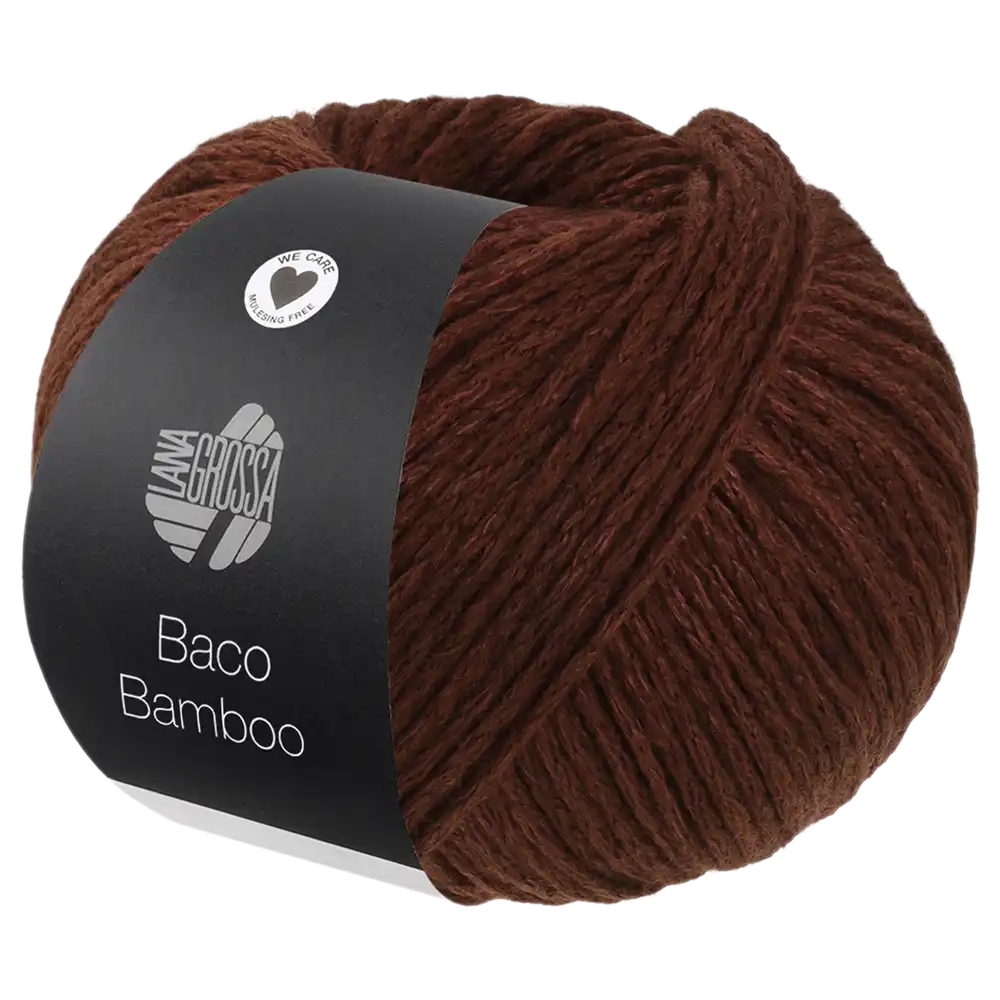 #Farbe_Lana Grossa Baco Bamboo | 13 Rotbraun