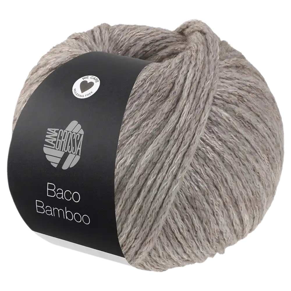 #Farbe_Lana Grossa Baco Bamboo | 16 Hellgrau