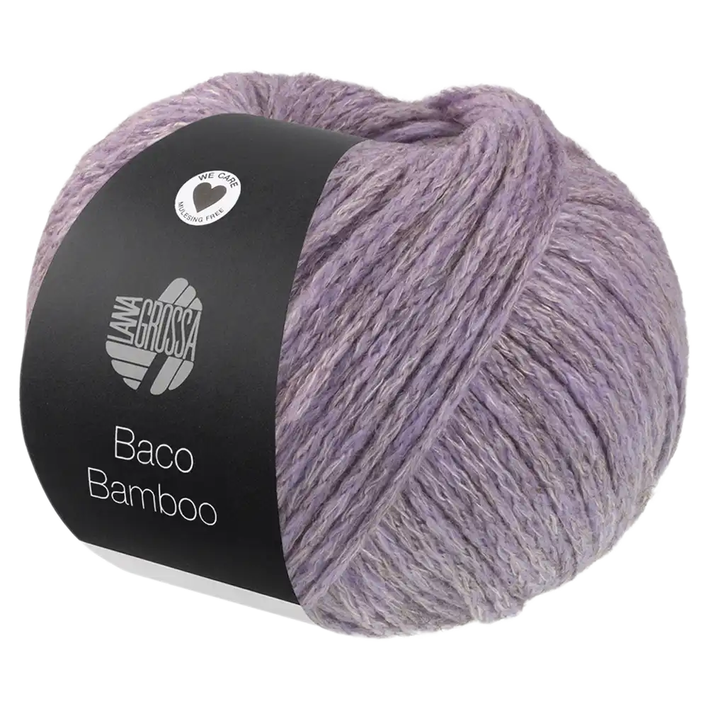 #Farbe_Lana Grossa Baco Bamboo | 02 Graulila