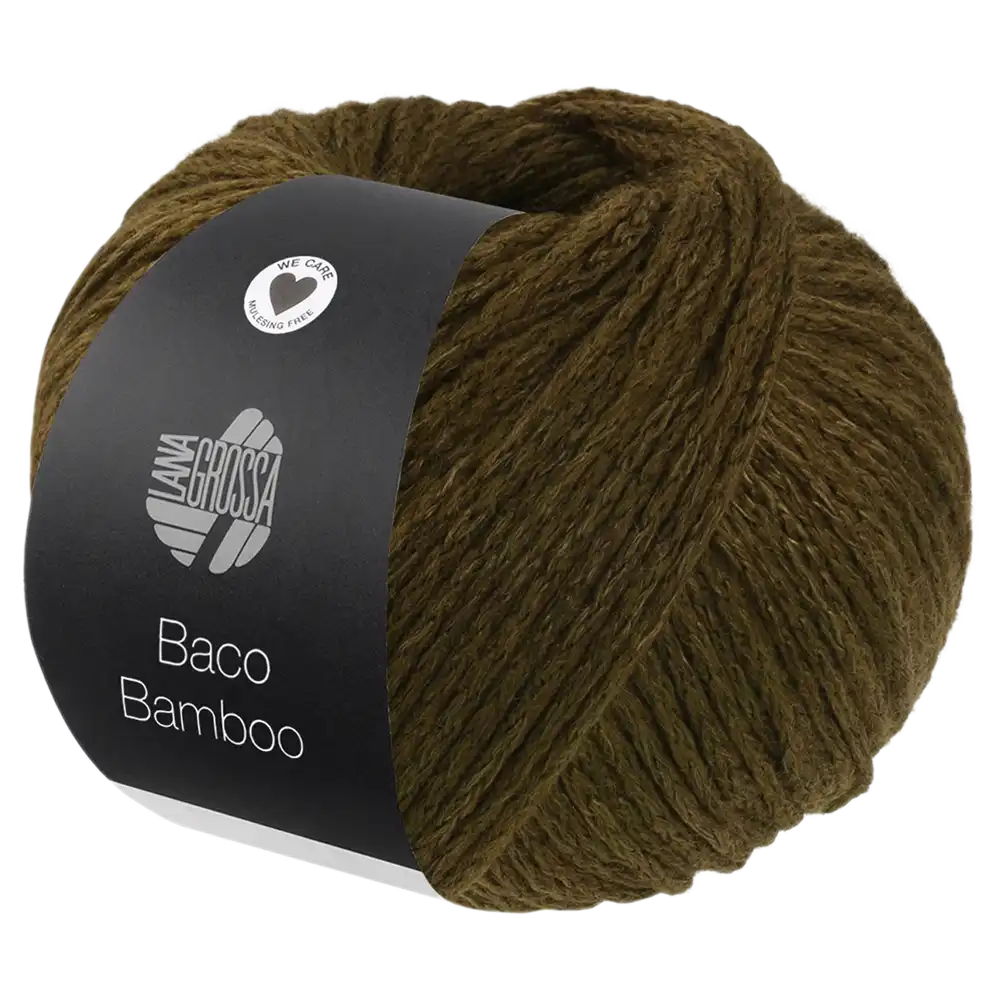 #Farbe_Lana Grossa Baco Bamboo | 07 Dunkeloliv