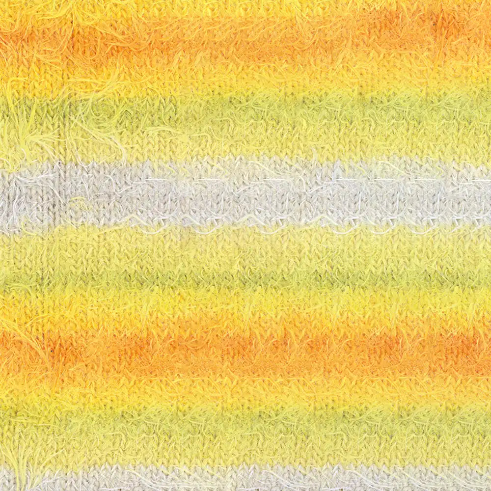 #Farbe_Lana Grossa Basta Mista | 114 Grège/Vanille/Gelb/Grüngelb/Sonnenblume/Orange