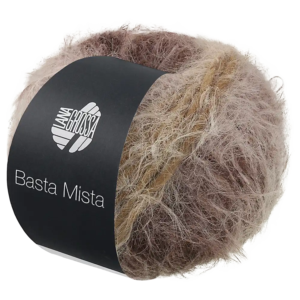 #Farbe_Lana Grossa Basta Mista | 118 Taupe/Graubraun/Mokka/Grau-/Hellbeige