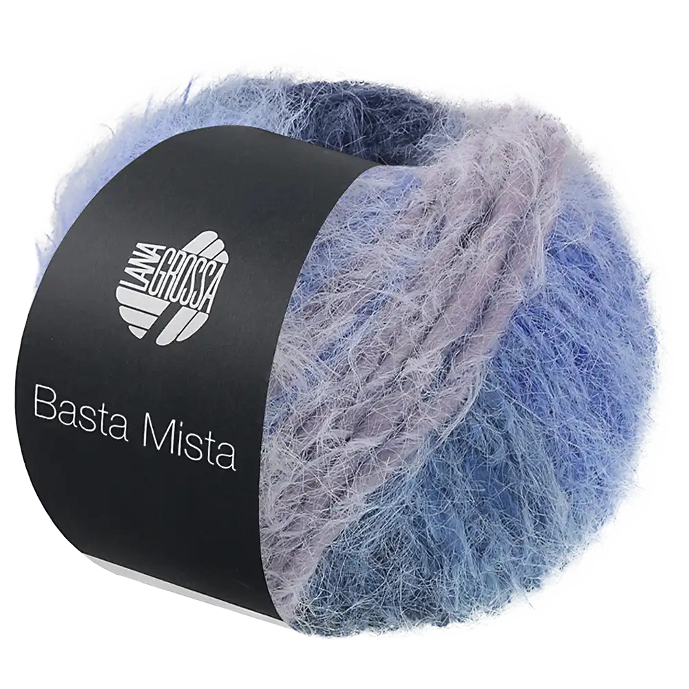 #Farbe_Lana Grossa Basta Mista | 122 Nachtblau/Royal/Jeans/Grau/Hellgrau