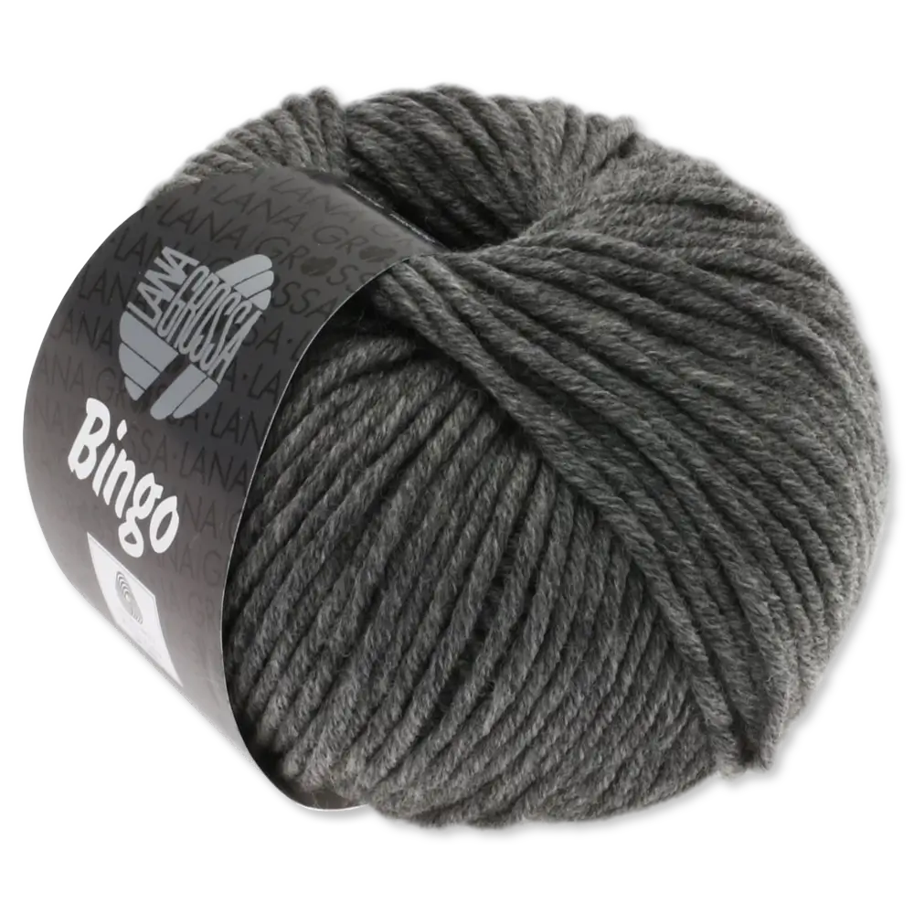#Farbe_Lana Grossa Bingo | 120 Dunkelgrau meliert