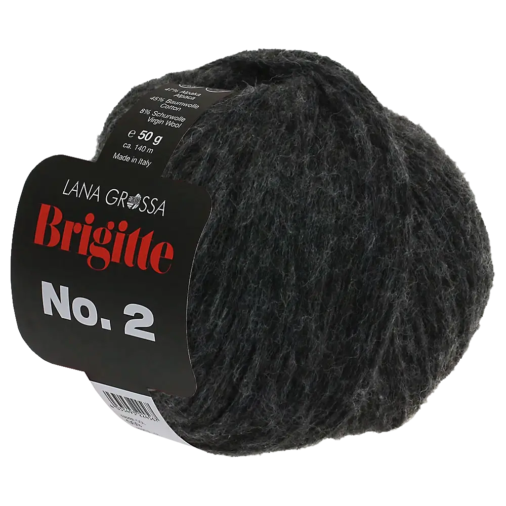 #Farbe_Lana Grossa Brigitte No. 2 | 14 Anthrazit