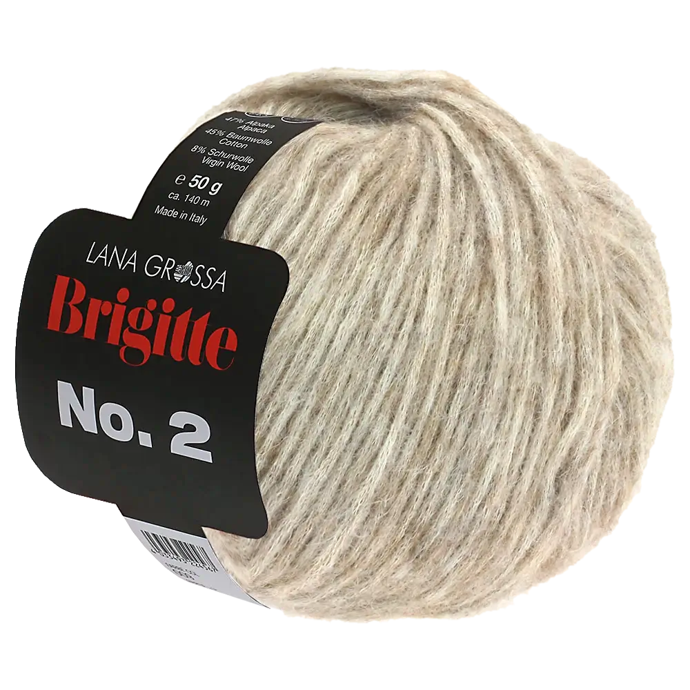 #Farbe_Lana Grossa Brigitte No. 2 | 15 Beige