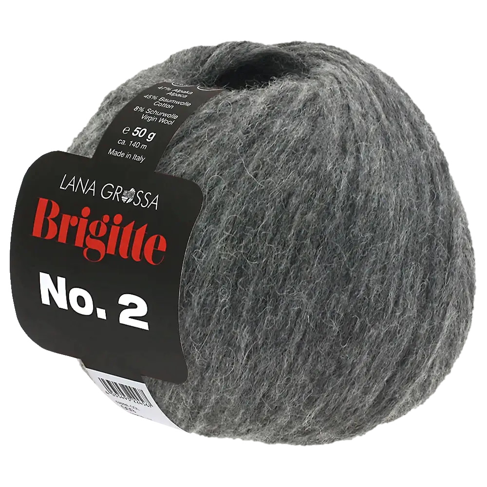 #Farbe_Lana Grossa Brigitte No. 2 | 24 Schiefer