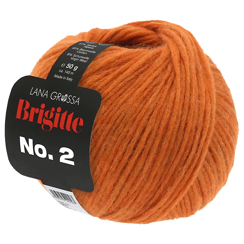 #Farbe_Lana Grossa Brigitte No. 2 | 32 Zimtorange