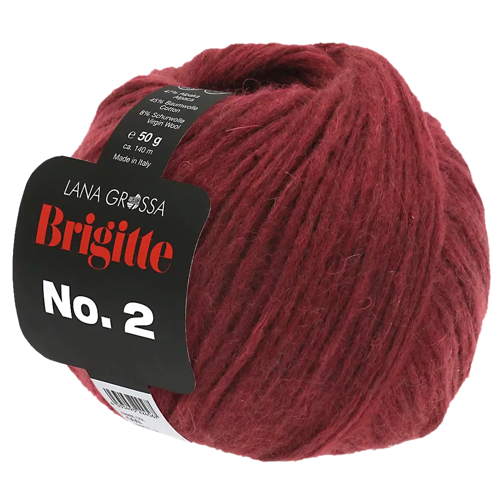 #Farbe_Lana Grossa Brigitte No. 2 | 33 Bordeaux