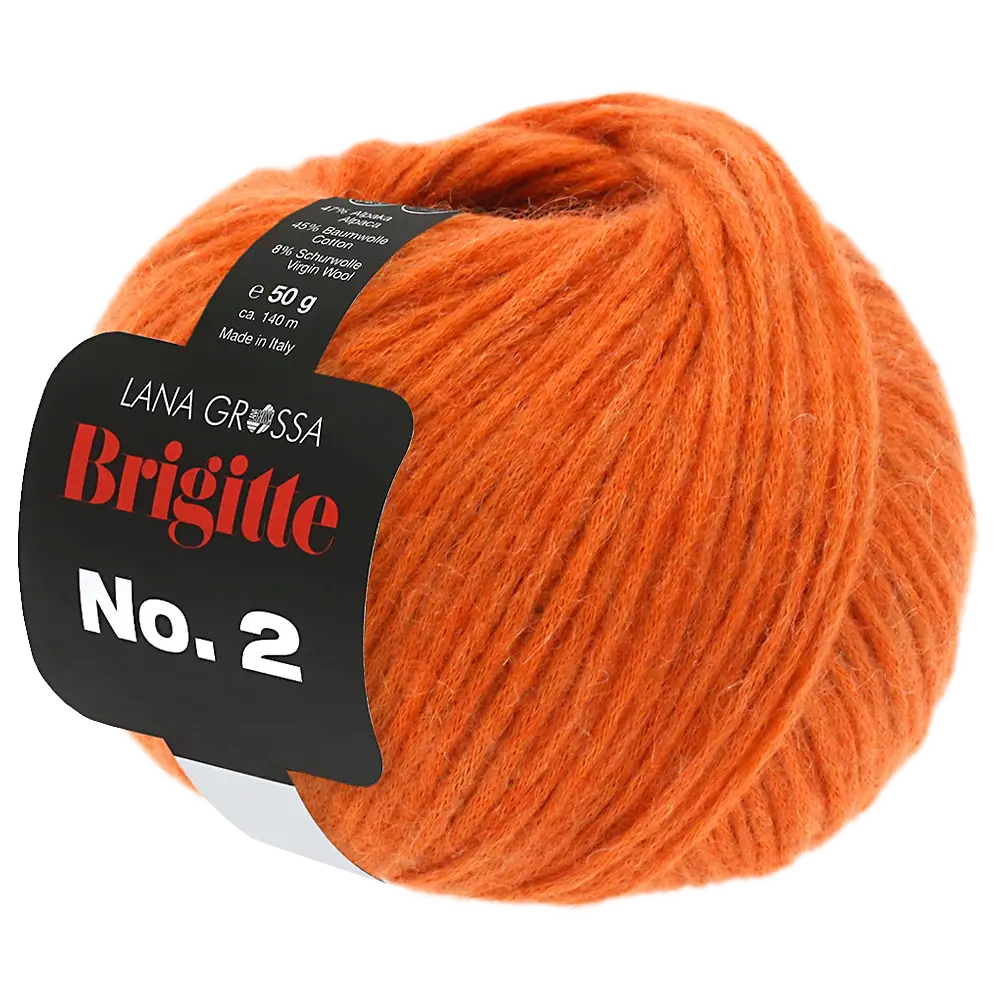 #Farbe_Lana Grossa Brigitte No. 2 | 45 Mandarin