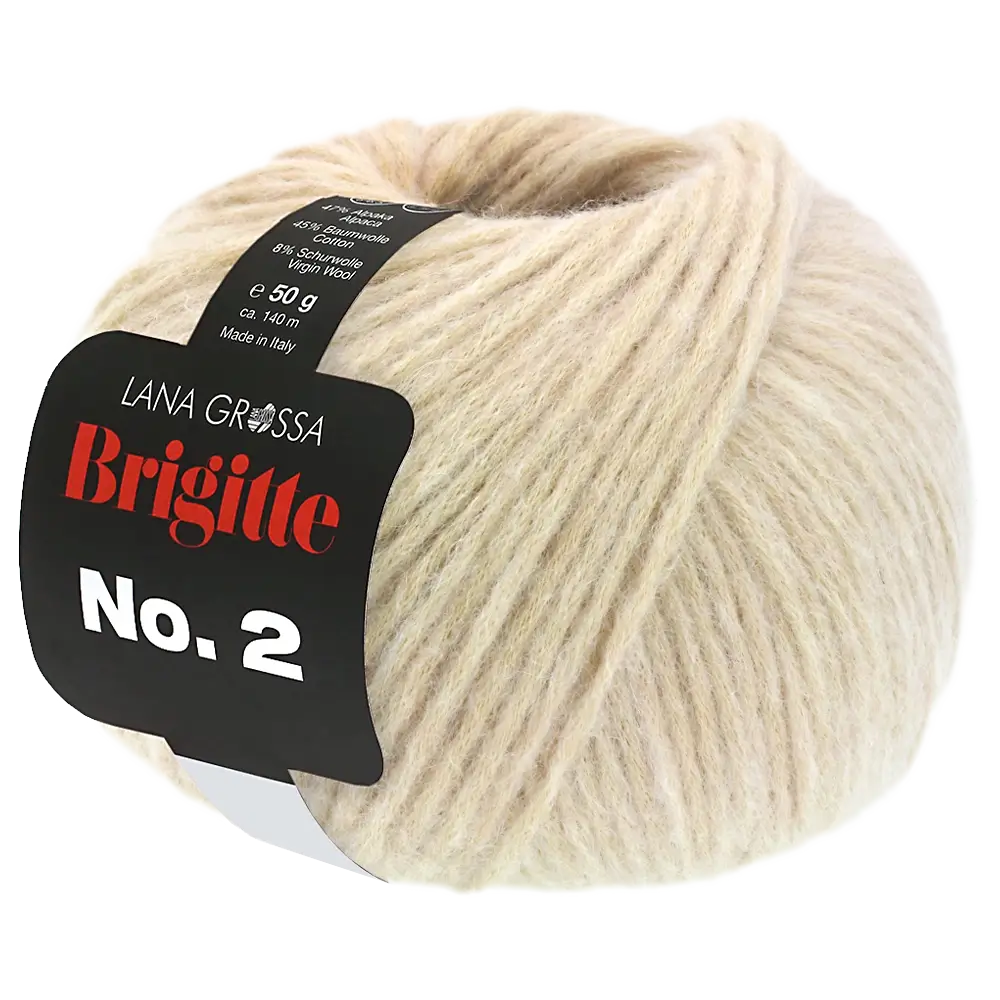 #Farbe_Lana Grossa Brigitte No. 2 | 47 Hellbeige