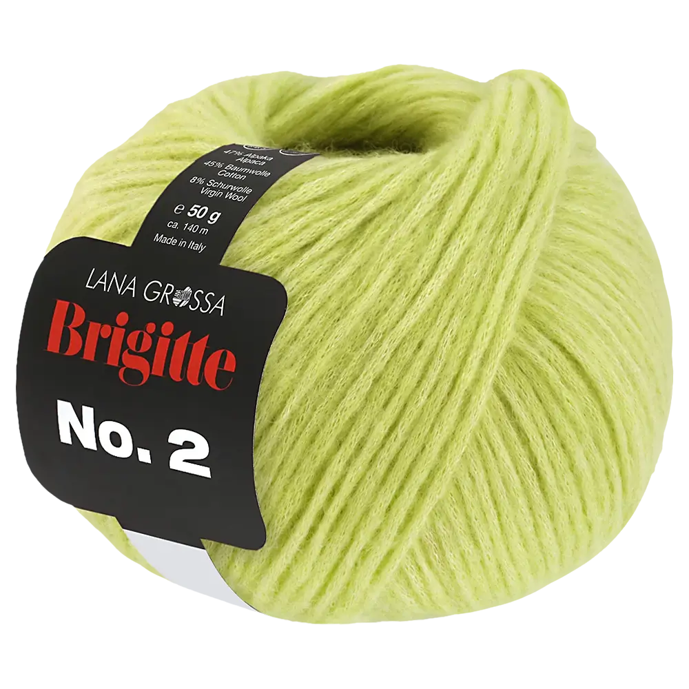 #Farbe_Lana Grossa Brigitte No. 2 | 58 Zartgrün