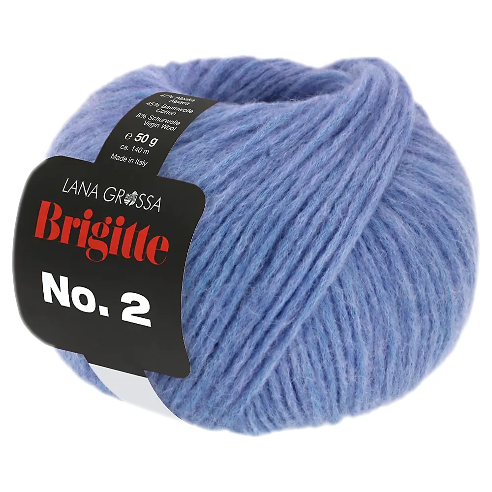 #Farbe_Lana Grossa Brigitte No. 2 | 64 Azurblau